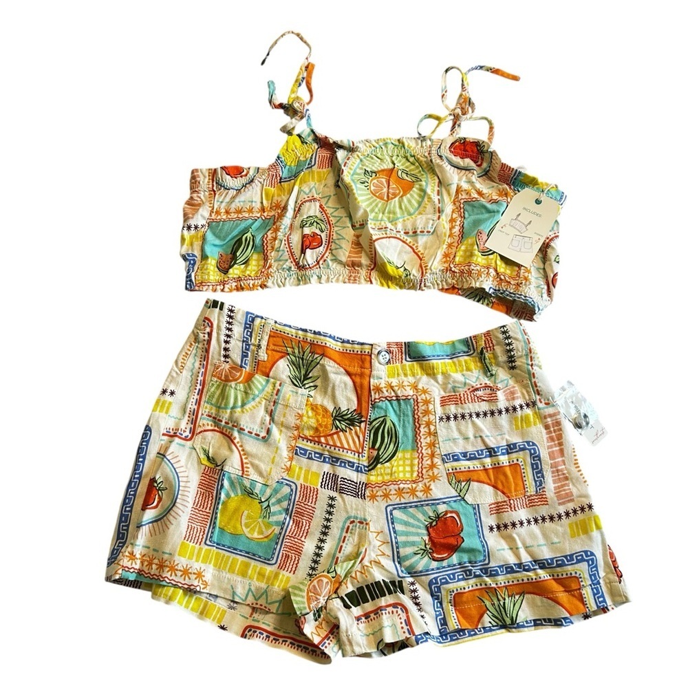 Sweetheart Clothing Colorful Tropical Jumpsuit